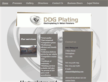 Tablet Screenshot of ddgplating.com